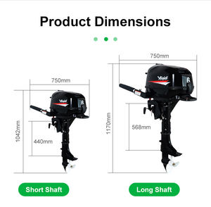 Moteur hors-bord AIQIDI <span class=keywords><strong>F4</strong></span> 4 temps avec arbre court 4cv Largement utilisé et économique à l'essence - Product Image 5