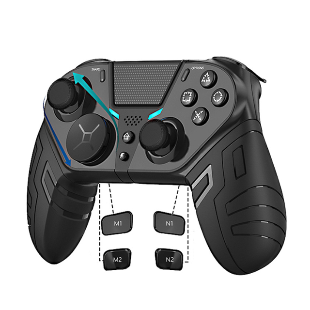 Wireless Controller Gaming Turbo Vibration Gamepad for PS4/PC/ Steam Deck Joysticks Game Controllers