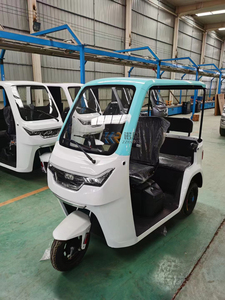 Tricycle électrique convertible à trois roues Scooter Tricycle électrique de cabine de voiture de mobilité avec toit - Product Image 3