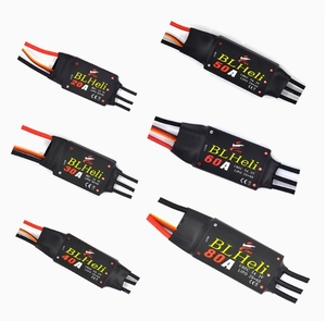 BLHeli sin escobillas <span class=keywords><strong>ESC</strong></span> 12A 20A 30A 40A 50A 60A <span class=keywords><strong>80A</strong></span> con UBEC para modelo de avión cuadricóptero ala fija multieje DIY FPV RC Drone - Product Image 1