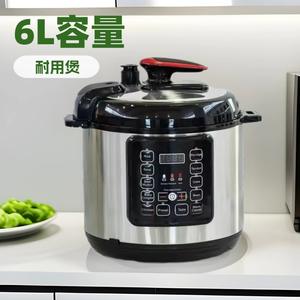 Electric Pressure <b>Cooker</b> 6L Stainless Steel Multifunctional Rice <b>Cooker</b> With <b>Smart</b> Timer One Touch Operation - Product Image 4