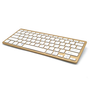 New FCC CE ROHS Certified Customizable Portuguese ABS 78-Key Wireless Slim <b>Keyboard</b> with for 5.0 for IOS/Android/ - Product Image 1