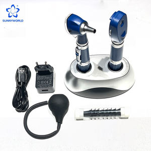 Set otoskop diagnostik medis & oftaloskop dengan perbesaran 2.5x sumber daya listrik untuk penggunaan Rumah Sakit - Product Image 3