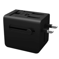 Adaptateurs intelligents de voyage universels personnalisés en usine adaptateur de voyage multi-prises avec 2 prises d'adaptateur multiples USB
