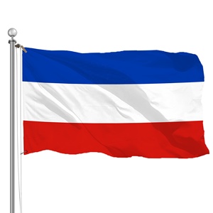 Bandera de Poliéster <span class=keywords><strong>Schleswig</strong></span>-Holstein Premium al por Mayor, 3x5 pies, Impresa, para Plazas Públicas, Protección UV, Exhibición en la Calle - Product Image 1