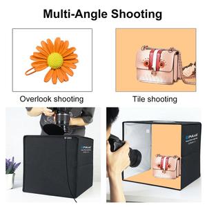 Prix Usine Populaire Mini Studio Photo PULUZ 30cm en Plastique Portable Pliable avec Tente de Prise de Vue et Boîte à Lumière LED pour Photographie - Product Image 6