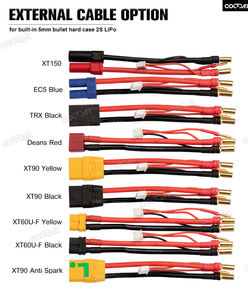 CODDAR 2S 6500MAH HV 7.6V 150C5mm弾丸ハードケースショートショーティーパックRCRipoバッテリー1/101/12RCカーボート用 - Product Image 6