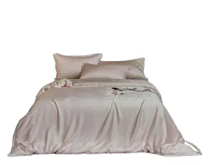1000 धागा गिनती शीट सेट 100% बांस बिस्तर शीट लंबे रेशे कंघी बिस्तर की चादरों