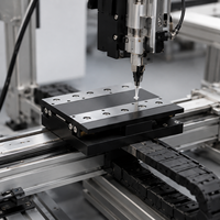 Module de moteur linéaire ultra-mince à structure miniature de haute précision pour l'automatisation en laboratoire