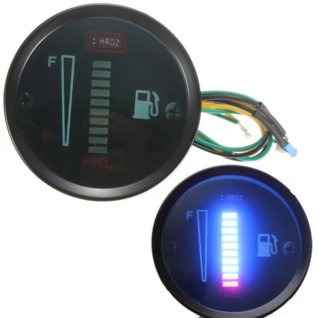 Multi Functional Waterproof Moto Bike Motorcycle Gauge LCD Digital Tachometer Odometer Speedometer Meter With USB Clock for AKT