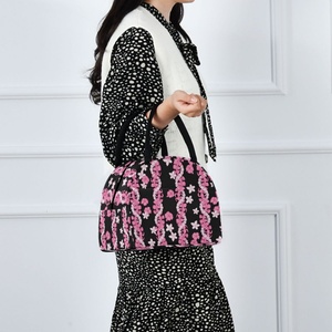 Trending Products 2024 New Arrivals Hawaii Puakenikeni Pink Lei Custom Insulated Lunch Bag Thermal Cooler Bag - Product Image 6