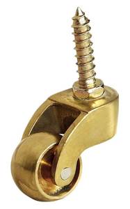 Schwenkrolle mit Feststellbremse, Schwerlast-Möbelrolle mit M8 20mm Gewindestange, 1,5 Zoll 2 Zoll Möbelräder - Product Image 5