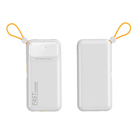 Power Bank Portabel 120W Pengisian Cepat 10000mAh Baterai Lithium Polymer Plastik, Produk Terlaris Lintas Negara
