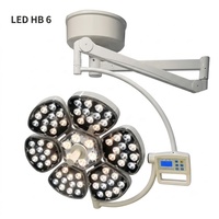 Lampe chirurgicale LED6 sans ombre à température de couleur réglable, montée au plafond, instrument chirurgical vétérinaire pour hôpital vétérinaire
