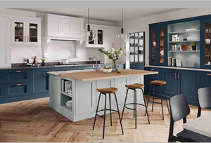 Meubles de cuisine sur mesure en bois neufs de style américain, armoires de cuisine en PVC, meubles en contreplaqué bon marché pour la maison - Vente en gros - Product Image 4