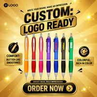 Stylo bille promotionnel en plastique pas cher BKS, en gros, avec encre huileuse, impression UV/numérique, logo personnalisé, couleurs personnalisées