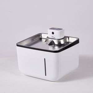 Fontaine à eau automatique intelligente pour animaux de compagnie, grande capacité de 3,5 L, distributeur d'eau sans fil pour chats, chiens, petits animaux de compagnie - Product Image 4