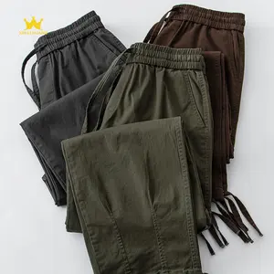 Японские винтажные брюки-карго для мужчин, уникальный дизайн брюк, удлинение линии поддержки ног на заказ