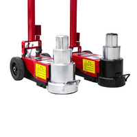 Cric hydraulique pneumatique pliable en acier DINGLIBO 80 tonnes électroplaqué AJ80 certifié CE ISO, temps de levage 3s-5s, fonctionnement à -60°C-50°C