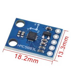 Módulo <span class=keywords><strong>de</strong></span> <span class=keywords><strong>sensor</strong></span> <span class=keywords><strong>de</strong></span> magnetómetro <span class=keywords><strong>de</strong></span> brújula <span class=keywords><strong>de</strong></span> triple eje QMC5883L <span class=keywords><strong>de</strong></span> 3V-5V, módulo <span class=keywords><strong>de</strong></span> <span class=keywords><strong>campo</strong></span> magnético <span class=keywords><strong>de</strong></span> tres ejes para <span class=keywords><strong>Arduino</strong></span>, 2 unidades - Product Image 6