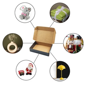 Color printed corrugated cardboard, foldable kraft <b>paper</b> <b>packaging</b>, shoe boxes can be customized according to needs - Product Image 3