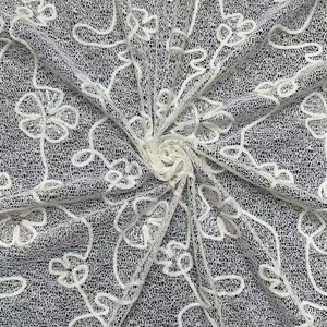 Dentelle en maille de nylon <span class=keywords><strong>suisse</strong></span> à sequins et à fleurs pour robe de mariée 2026 - Product Image 6