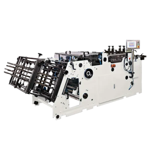 Machine automatique à grande vitesse (200 pièces/min) à voie unique pour la fabrication de boîtes en carton avec moteur à roulement pour contenants alimentaires (hamburgers, frites, sandwichs) - Product Image 1