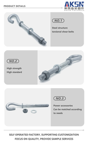 Mạ kẽm nhúng nóng lợn đuôi Bolt treo móc điện Bolt - Product Image 5