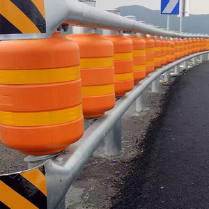 Barreras de Seguridad Vial para Carreteras, Barrera de Rodillos EVA, Barandilla Anticorrosión de Larga Duración, Grado Ingeniería, Reflectante - Product Image 1