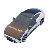 Housse de protection toutes saisons en tissu Oxford pour voiture, anti-givre pour pare-brise et capot moteur, protection de carrosserie