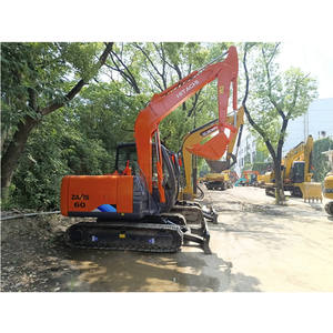 Machinerie de construction d'occasion du Japon, excavatrice, machine d'occasion HITACHI ZX60, équipement de construction à vendre - Product Image 3