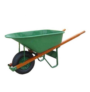 WH5400 Mango de madera Fabrica Carretilla de jardín industrial Carretillas de servicio pesado Carretilla de ruedas de construcción - Product Image 4