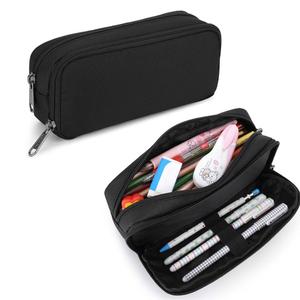 Mesh Pencil case Simple Pencil case Zipper Transparent Solid Color Pencil case for Primary and Secondary <b>School</b> Students Exams - Product Image 4