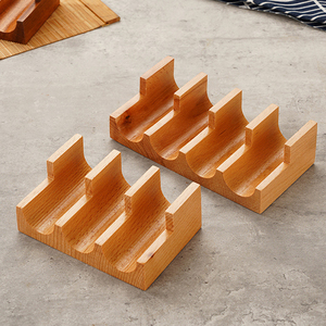 Plato para Sushi de 1/2/3/4/5 Cavidades, Soporte para Rollos de Sushi, Tipo Vertical, Portátil, Bandeja de Madera de Nogal para Tacos - Product Image 3