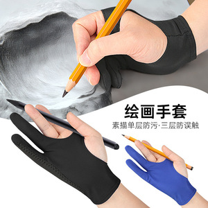 Gant d'artiste pour main droite et gauche, prévention des contacts accidentels, anti-salissure, gant de <span class=keywords><strong>dessin</strong></span> - Product Image 2