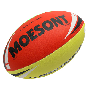Balones de <span class=keywords><strong>Rugby</strong></span> Personalizados de Fábrica de Alta Calidad, Cosidos con PVC de Alta Gama, Agarre Duradero y Super Airbag - Product Image 1