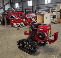 Mini tractor cultivador de gasolina de 7HP/170F con doble cadena, microcultivador, máquina para cultivar el suelo.