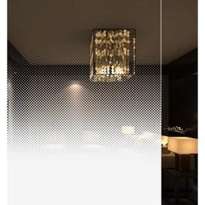 <b>Frosted</b> Gradient One Way Self-adhesive Modern Decorative PET Window Glass <b>Film</b> Smoke Fog - Product Image 2