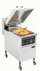 เครื่องทอดไก่ไฟฟ้าแบบหลายชั้น ขนาด 55 ลิตร พร้อมระบบกรองน้ำมัน สำหรับร้านอาหาร - Product Image 4