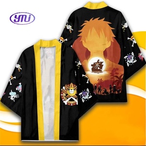 เสื้อยืดคอสเพลย์ลายอนิเมะ 48 แบบ ลูฟี่ โซโล นามิ ซันจิ พร้อมเสื้อคลุมกิโมโนแบบญี่ปุ่น ฮาโอริ ยูกาตะ ผ้าโพลีเอสเตอร์ สำหรับทั้งชายและหญิง มีสินค้าพร้อมส่ง - Product Image 6