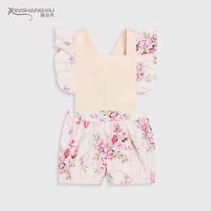 Top baby clothes newborn clothing organic cotton Tassel fringe cute baby romper bodysuit romper - Product Image 1