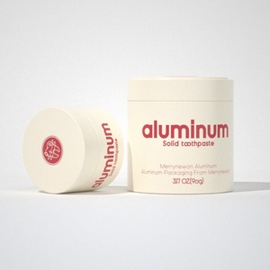 50ml 120ml Aluminum Toothpaste Tablet Tin - Food Grade, Custom Logo <b>Container</b> for Mouthwash Tablets & Oral Care - Product Image 1