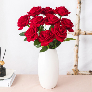 <span class=keywords><strong>Rosas</strong></span> Artificiales de Seda para Decoración del Hogar, Proveedor de Flores Artificiales, Juego de <span class=keywords><strong>Rosas</strong></span> para Mesa de Boda - Product Image 3