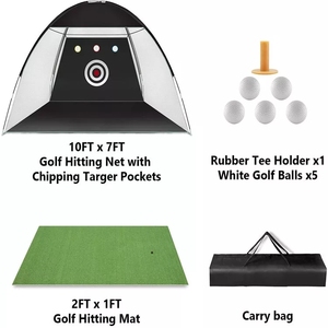 Filet de frappe de <span class=keywords><strong>Golf</strong></span> Portable, entraînement de <span class=keywords><strong>Golf</strong></span> en plein air, Swing en intérieur, aide à la conduite, filet de <span class=keywords><strong>Golf</strong></span> 3m - Product Image 3