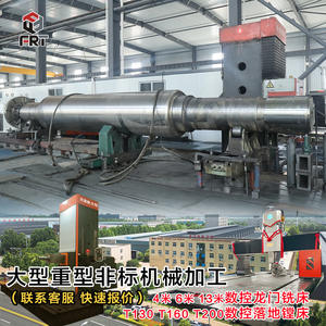 Ejes de engranajes estriados escalonados extragrandes de Luoyang CNC: Diseño de módulo personalizado no estándar - Product Image 2