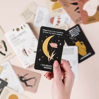 Tarjeta de Afirmaciones Positivas Personalizada, Tarjeta con Citas Inspiradoras para la Salud Mental y la Mindfulness