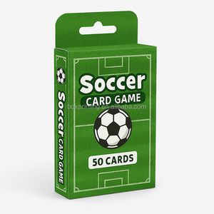 Venta al por mayor World Soccerl Star Soccer <span class=keywords><strong>Trivia</strong></span> Preguntas Equipo Juego de cartas de fútbol Los Mejores Regalos Características Trofeos Jugadores para niños - Product Image 2