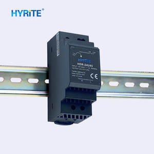 Alimentation industrielle Hyrite HDR 5V/12V/24V/48V 20W/45W/75W à sortie unique ultra-large, tension d'entrée 85-264V CA, rail DIN fin - Product Image 1