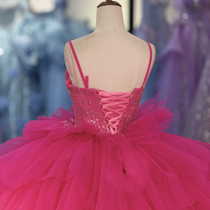<span class=keywords><strong>Vestido</strong></span> de Gala Jancember 1175 con Lentejuelas y Cuentas, con Volantes de Tul en Múltiples Niveles, <span class=keywords><strong>para</strong></span> Eventos Formales, Bailes de Graduación y Fiestas - Product Image 6