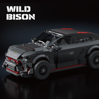 Brick Yue 66001-16 Blocs de construction de voiture à huit compartiments, modèle de véhicule SUV, jouets à assembler, cadeau pour enfants